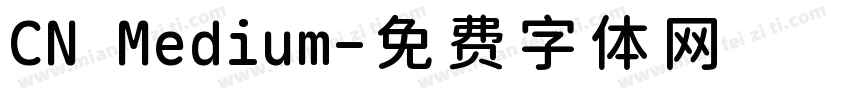 CN Medium字体转换